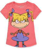 Nickelodeon Girls 4-14 Rugrats Angelica Short Sleeve Screen Print T-Shirt
