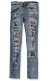 FWRD Denim Boys 8-20 Busted Rip Repair Slim Denim Jeans