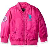 U.S. Polo Assn. Girls 2T-4T Flight Jacket