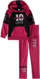 Pink Velvet Girls 2T-4T Screen Printed Glitter Legging Set