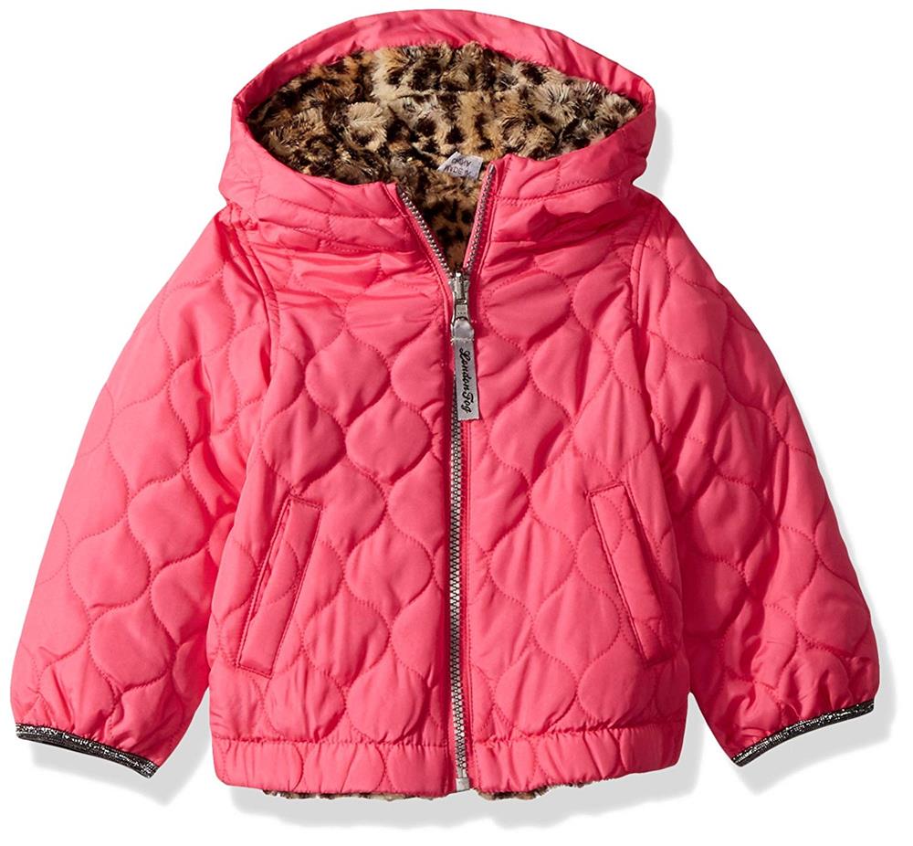London Fog Girls 7-16 Reversible Quilted Jacket