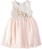 Bonnie Jean Girls 0-9 Months Rosette Floral Tulle Dress