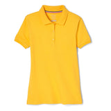French Toast Womens Short Sleeve Stretch Piqué Polo