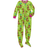 Komar Kids Girls 4-16 Micro-Fiber Monkey Sleeper