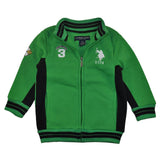U.S. Polo Association Boys 2T-4T Mock Neck Track Jacket