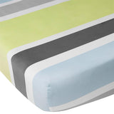 The Cocalo Collection Striped Fitted Crib Sheet