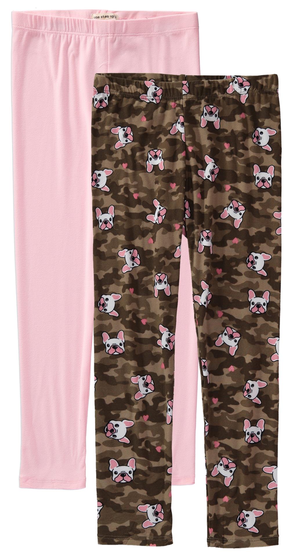One Step Up Girls 2T-4T Camo 2-Pack Legging