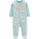 Carters Girls 0-9 Months Sister Microfleece Sleep and Play