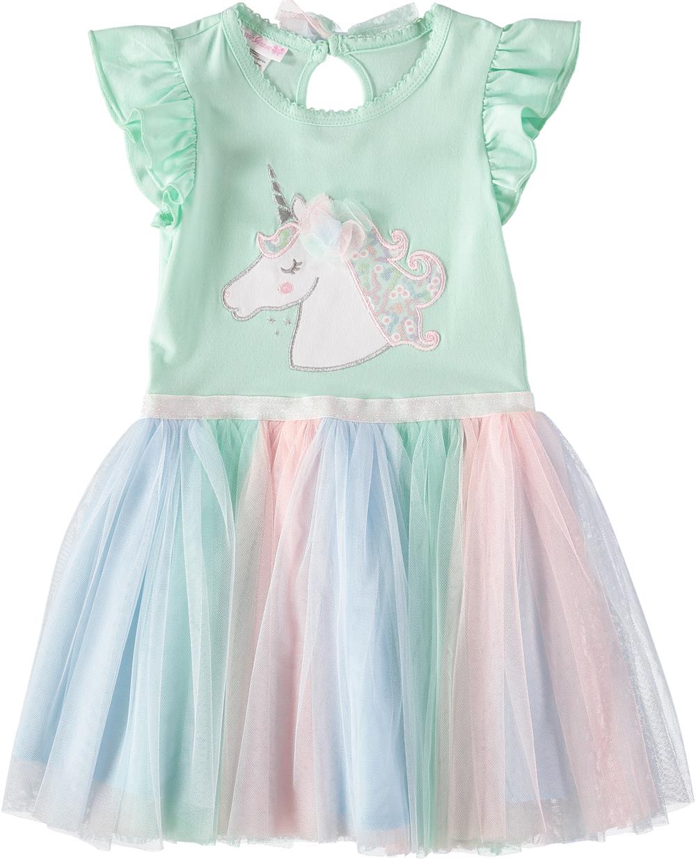 Bonnie Jean Girls Unicorn Tulle Dress