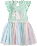Bonnie Jean Girls Unicorn Tulle Dress