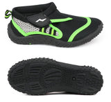 Norty Boys Velcro Slip On Aqua Sock Water Shoe, Sizes 11-4