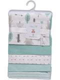 Rene Rofe Baby 5-Pack Flannel Baby Receiving Blanket