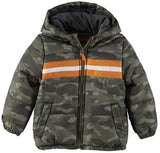 Osh Kosh Boys 4-7 Stripe Puffer Jacket