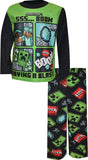 Minecraft Boys 4-12 2-Piece Microfleece Pajama Set