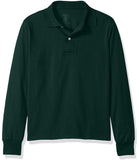 Jerzees Boys 8-20 SpotShield Long Sleeve Polo Sport Shirt