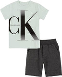Calvin Klein Boys 12-24 Months Knit Short Set