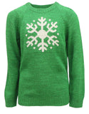 Cyndeelee Girls 2-16 Lurex Snowflake Sweater