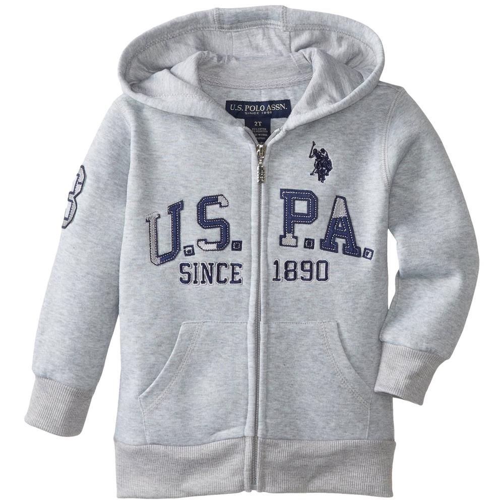 U.S. Polo Association Boys 8-16 Fleece Logo Sweatshirt