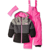 Pink Platinum Girls 4-6X Snowsuit Ear Warmer Set