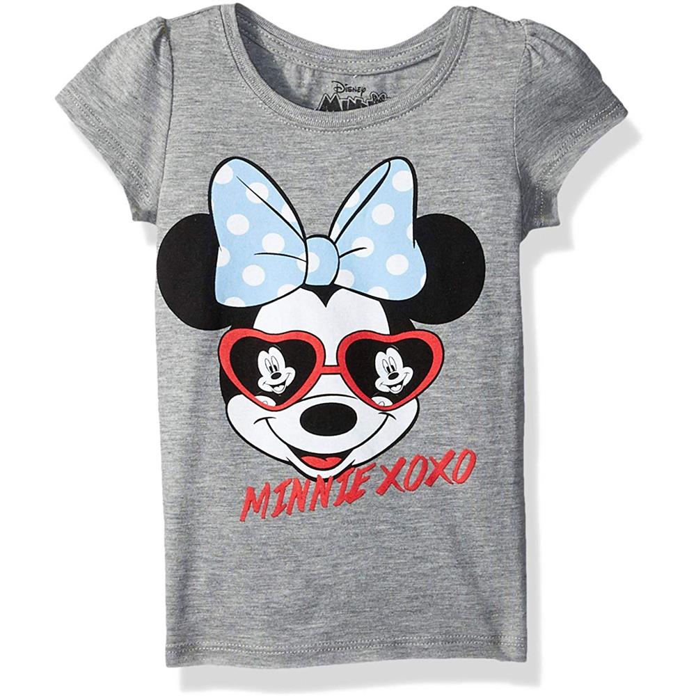 Disney Girls 2T-4T Minnie Mouse Bow Hoodie T-Shirt Set