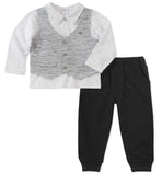 Calvin Klein Boys 0-9 Months Vested Pant Set