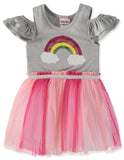 Little Lass Girls 12-24 Months Tulle Rainbow Dress