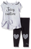 Juicy Couture Girls 2T-4T Cinch Top Legging Set