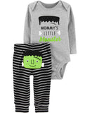 Carters Boys 0-24 Months Monster Bodysuit Pant Set
