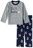 Mon Petit Boys 2 Piece Santa Pajama Set