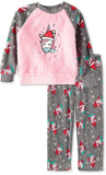 Mon Petit Girls 2T-4T Unicorn Sherpa Pajama Set