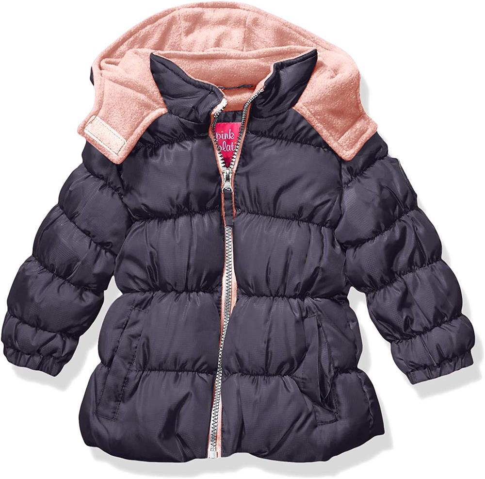 Pink Platinum Girls Ripstop Puffer Jacket