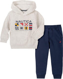 Nautica Boys 12-24 Months Flag Hood Jogger Set