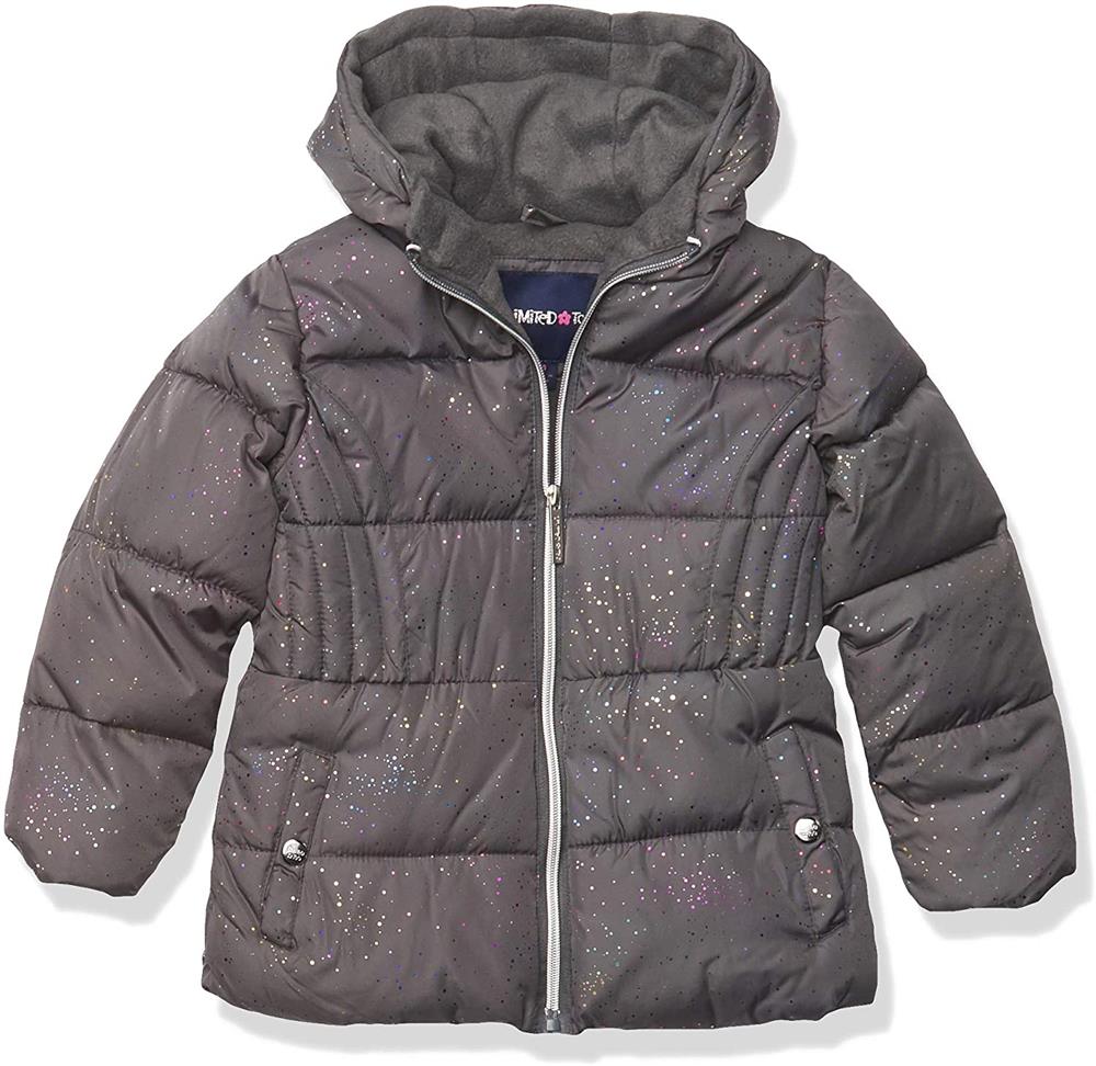 Limited Too Girls 4-6X Foil Puffer Jacket