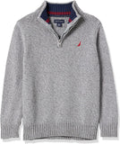 Nautica Boys 8-20 1/4 Zip Pullover Sweater