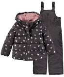 Carters Girls 4-6X Foil Heart Snowsuit