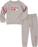 Juicy Couture Girls 12-24 Months Heart Ruffle Jogger Set
