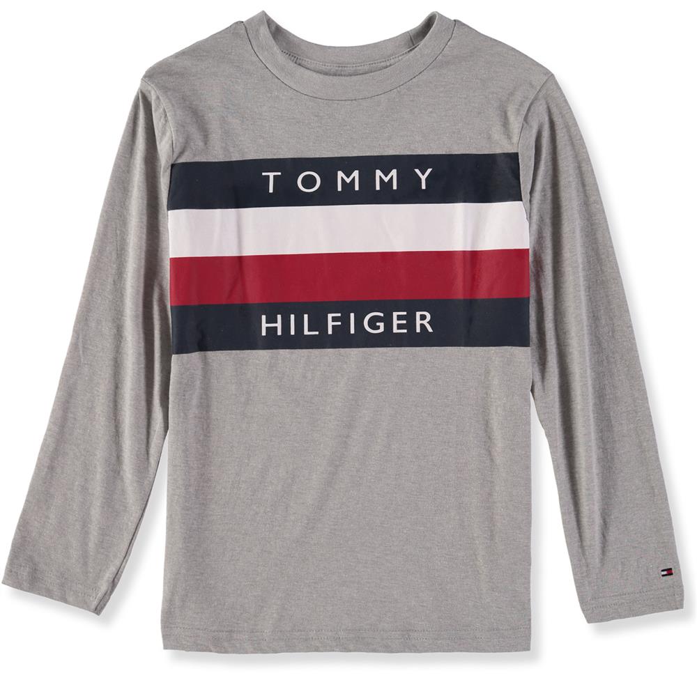 Vuggeviser Fælles valg aflange Tommy Hilfiger Boys 8-20 Long Sleeve Classic Logo T-Shirt – S&D Kids