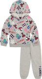 Tommy Hilfiger Girls Print Hooded Sweatshirt Jog Set