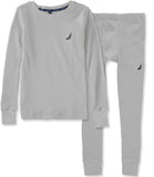 Nautica Boys Long Sleeve Waffle Thermal Set