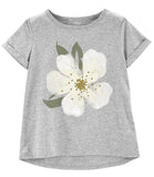 Carters Girls 4-6X Floral Jersey Tee