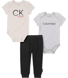 Calvin Klein Boys 0-9 Months Bodysuit Pant Set