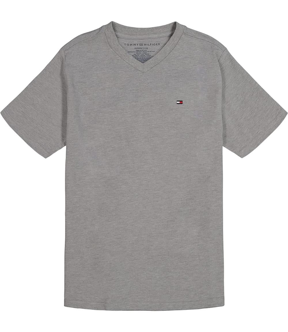 sengetøj Kig forbi Bugt Tommy Hilfiger Boys 8-20 Flag Logo V-Neck T-Shirt – S&D Kids