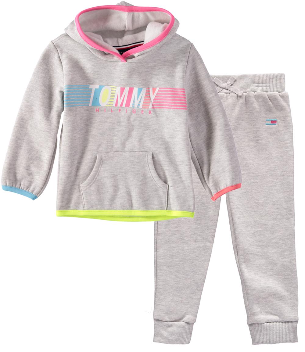 Tommy Hilfiger Girls 2T-4T Tommy Piping Jogger Set