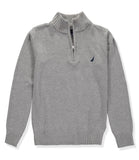 Nautica Boys 8-20 Quarter Zip Pullover Sweater