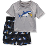 iXtreme Boys 4-7 Shark Rashguard Swim Set