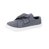 Olivia Miller Girls 11-5 Canvas Sneaker with Top Knot
