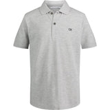 Calvin Klein Boys 4-7 Short Sleeve Micro Pique Solid Polo