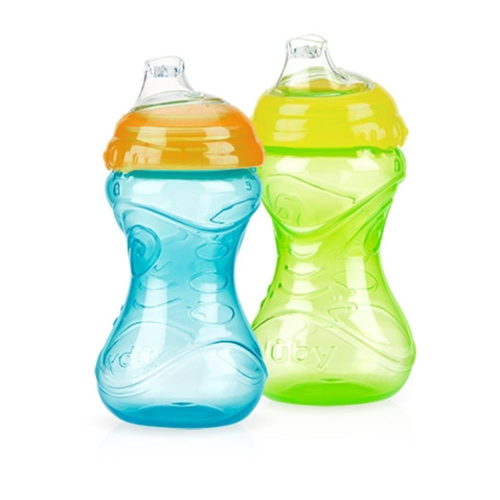 Clik-It Soft Spout Easy Grip Sippy Cup (2 Pack)