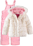 London Fog Girls 4-6X Heart Snowsuit