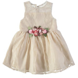 Pippa & Julie Girls 12-24 Months Lace Floral Dress